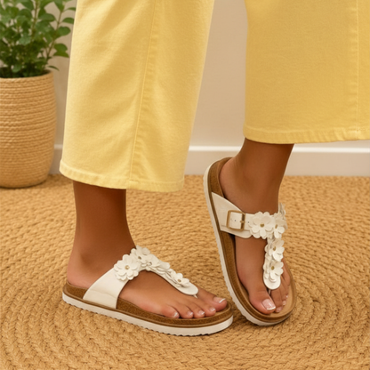 CORKYS BLESS HER HEART WHITE SANDAL - SV Boutique & Co.