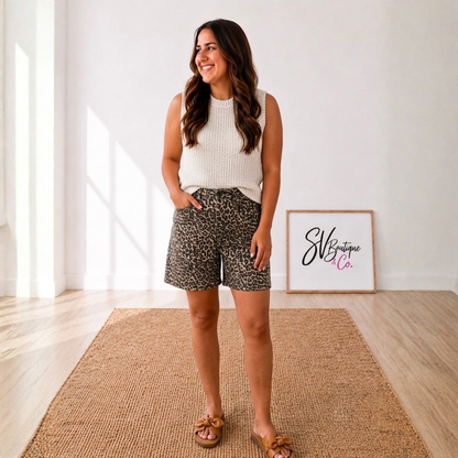 Ivory Sleeveless Knit Top