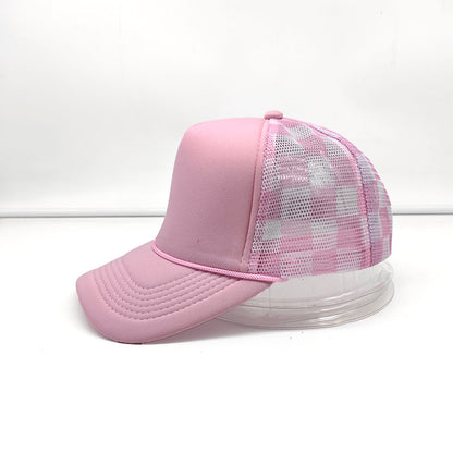 MAMA Checkered Trucker Hat