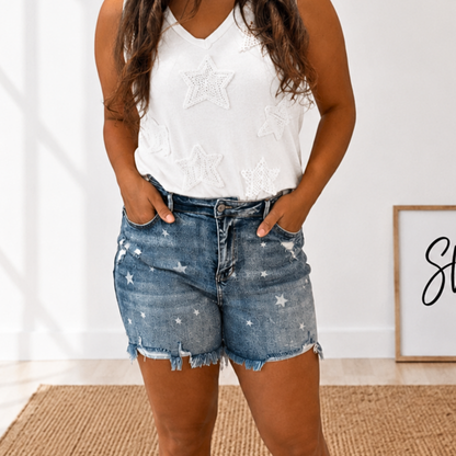 Judy Blue I’m A Star Shorts - SV Boutique & Co.