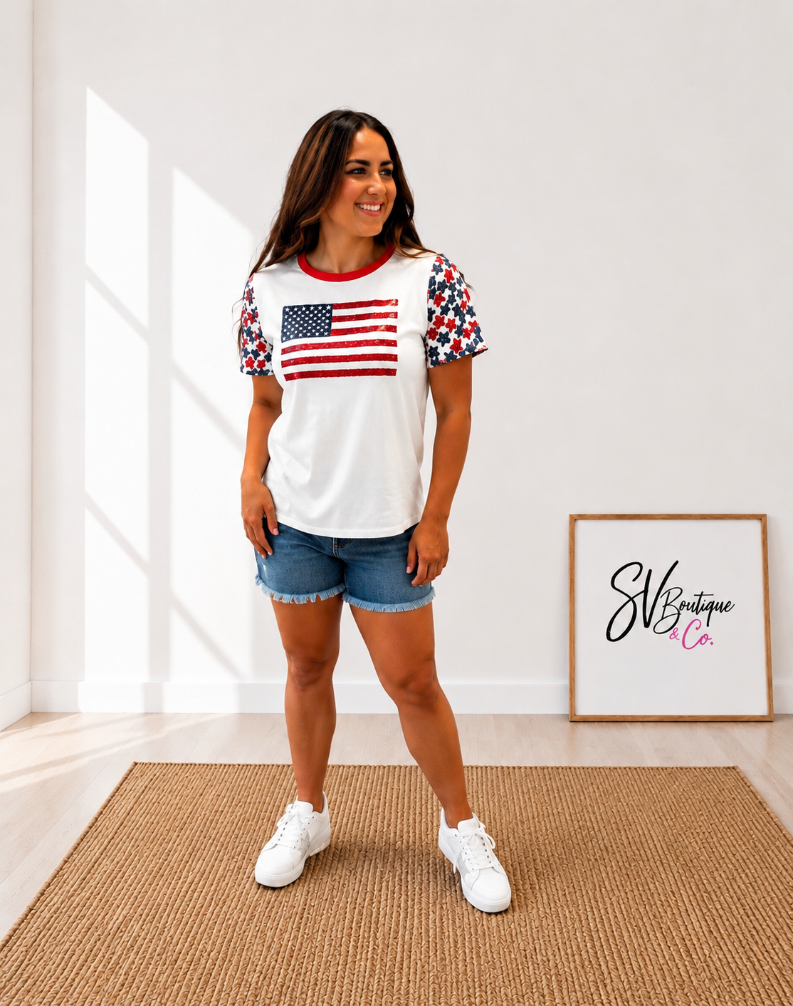 Star-Spangled Sparkle Top - SV Boutique & Co.