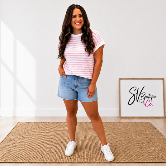 Weekend In Pink Top - SV Boutique & Co.