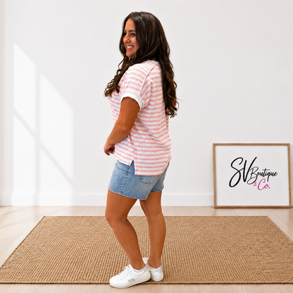 Weekend In Pink Top - SV Boutique & Co.
