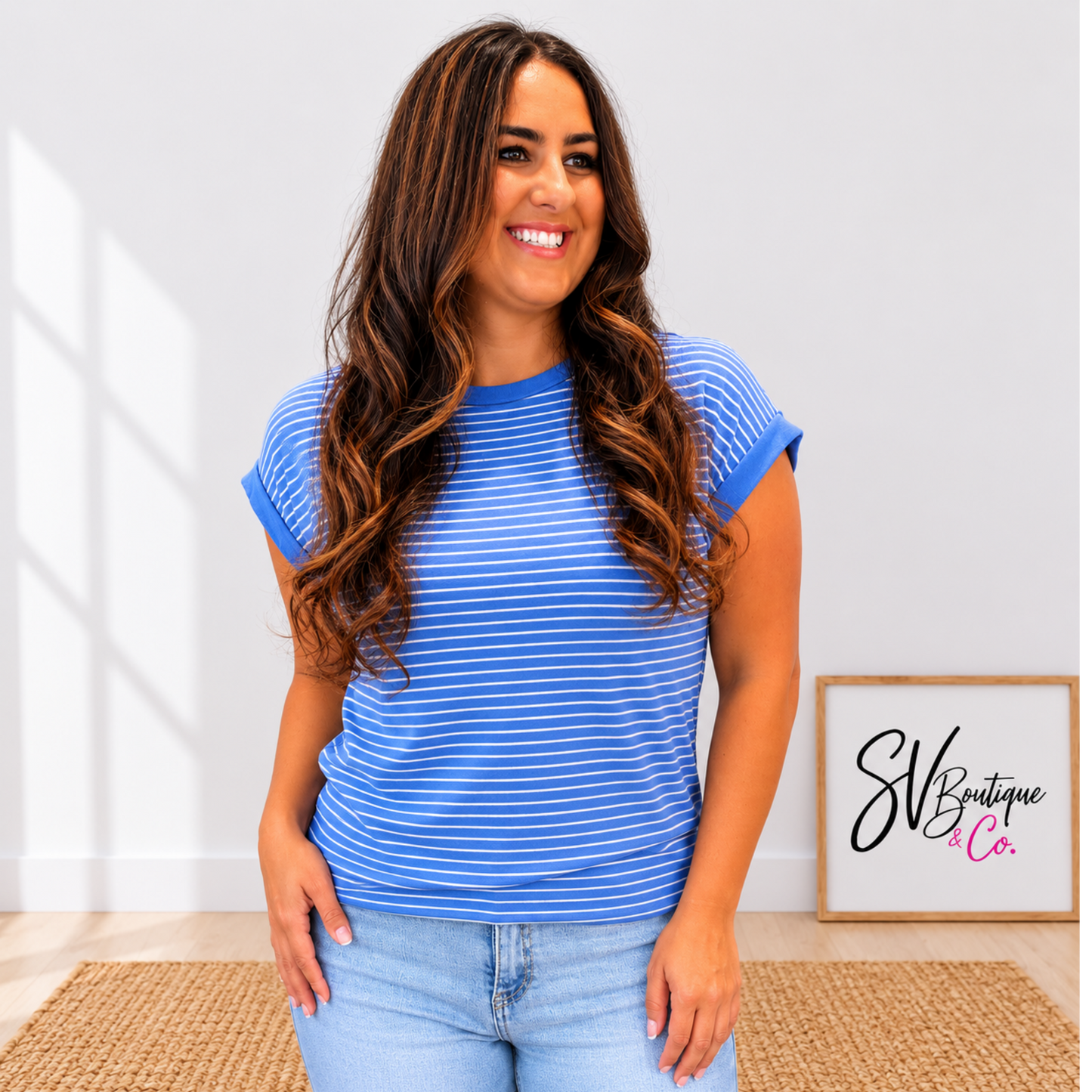 Candy Stripe Comfort Top - SV Boutique & Co.
