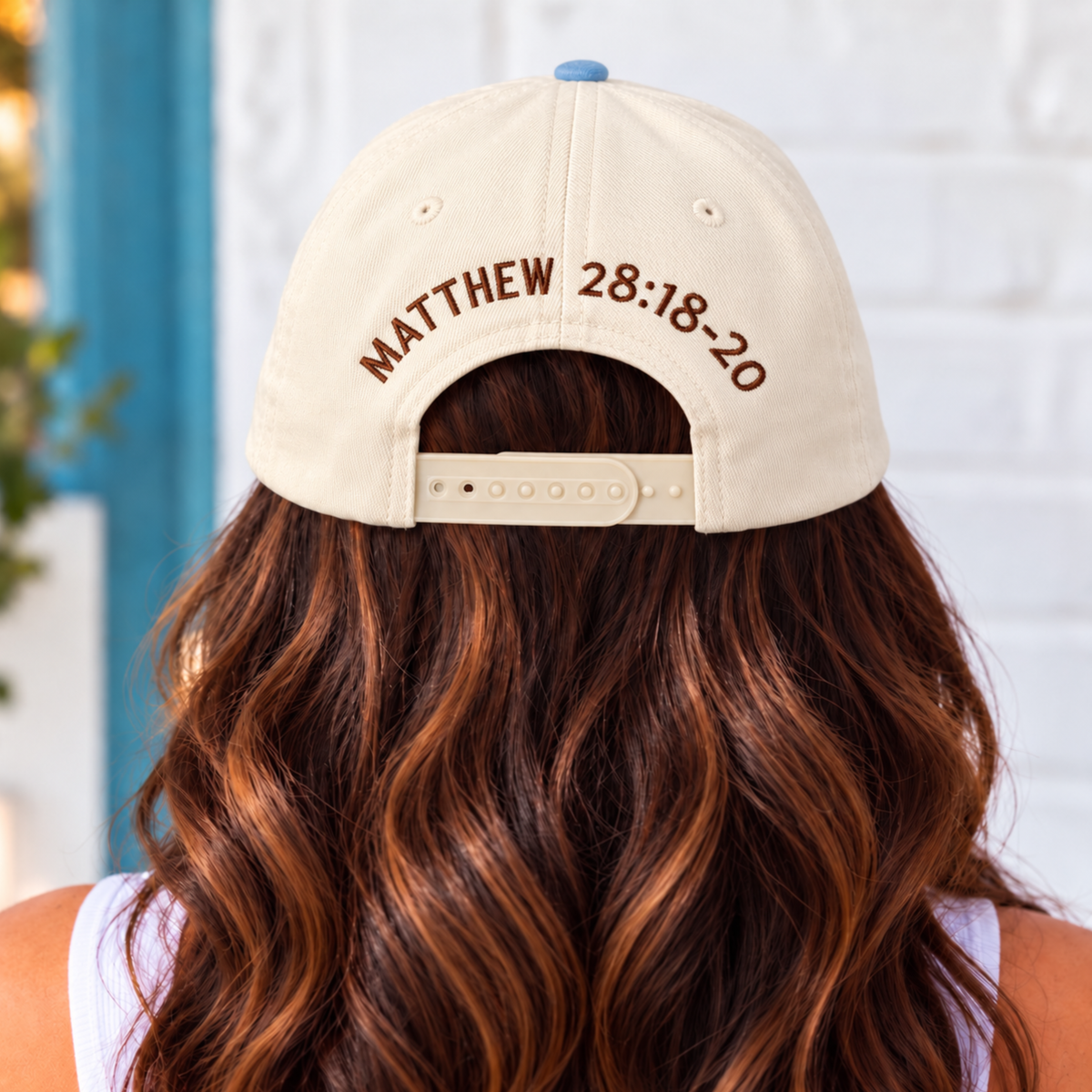Build the Kingdom Embroidered Trucker Hat – Patchwork Bill - SV Boutique & Co.