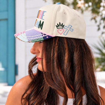 Build the Kingdom Embroidered Trucker Hat – Patchwork Bill - SV Boutique & Co.