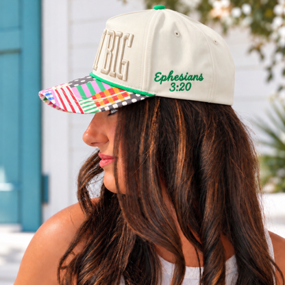 Pray Big Embroidered Patchwork Trucker Hat - SV Boutique & Co.