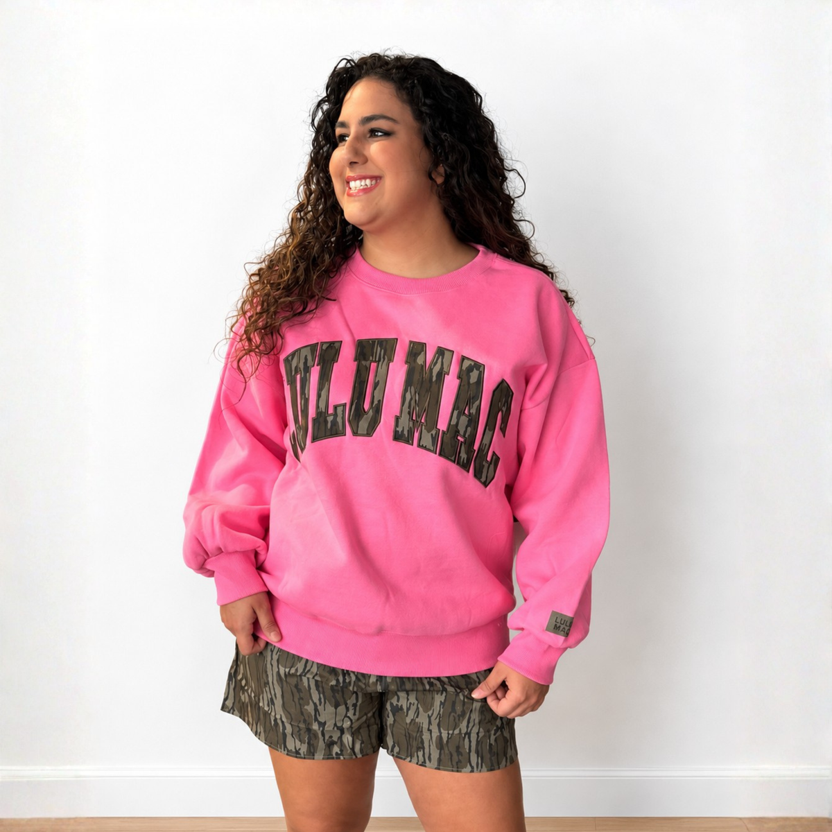 Bubblegum Pink Mossy Oak Bottomland Sweatshirt by Lulu Mac - SV Boutique & Co.