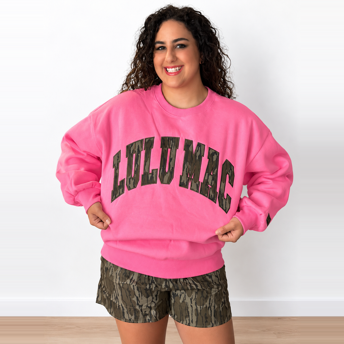 Bubblegum Pink Mossy Oak Bottomland Sweatshirt by Lulu Mac - SV Boutique & Co.