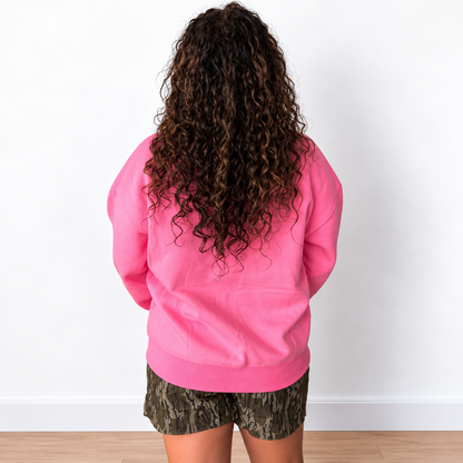 Bubblegum Pink Mossy Oak Bottomland Sweatshirt by Lulu Mac - SV Boutique & Co.