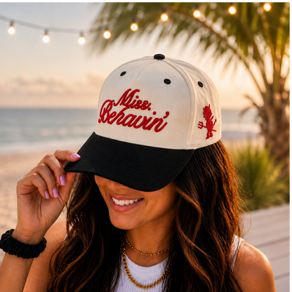 Miss Behavin’ Embroidered Trucker Hat