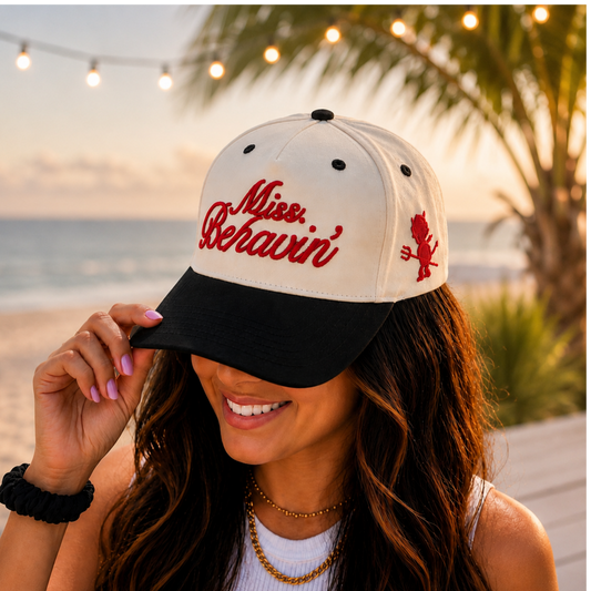 Miss Behavin’ Embroidered Trucker Hat