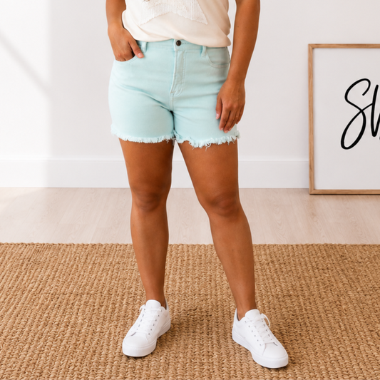 Mint To Be Risen Shorts - SV Boutique & Co.