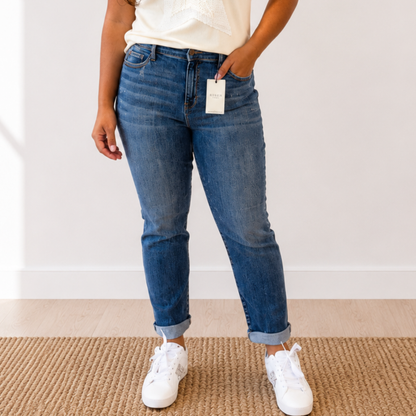 Bleach  Splash Boyfriend Jean Judy Blue - SV Boutique & Co.