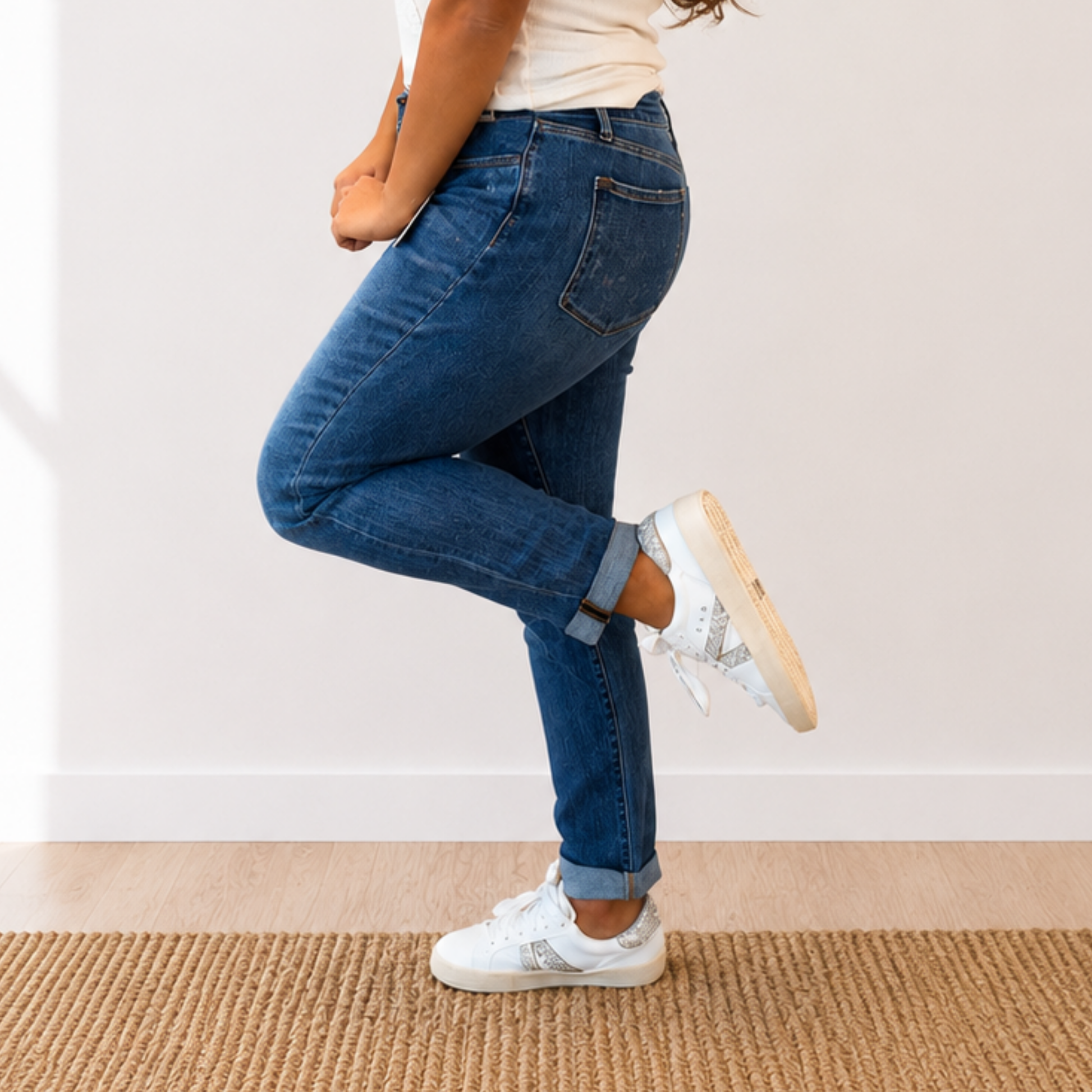 Bleach  Splash Boyfriend Jean Judy Blue - SV Boutique & Co.