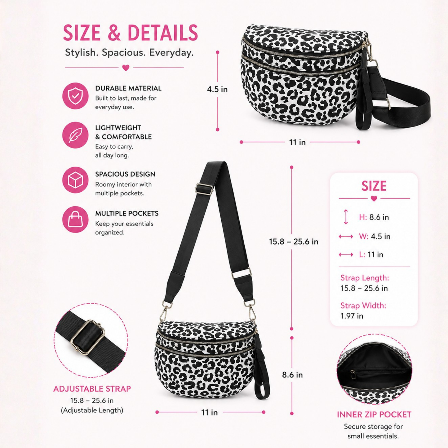 Leopard Crossbody Bag