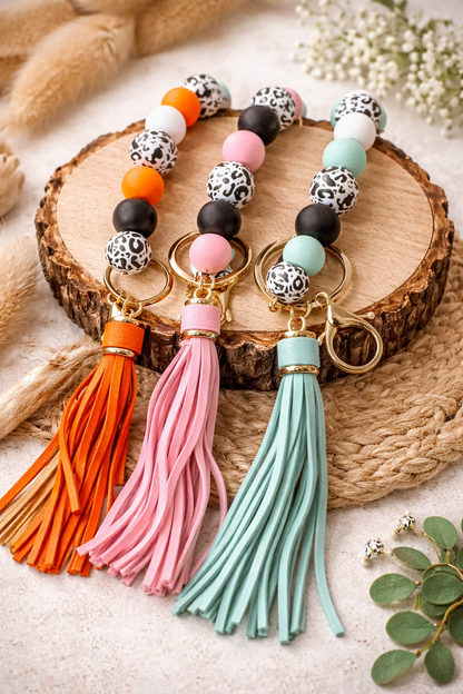 Beaded Key Ring Bracelet - SV Boutique & Co.