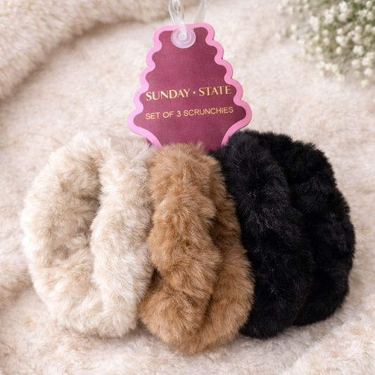 Faux Fur Scrunchie Set - SV Boutique & Co.