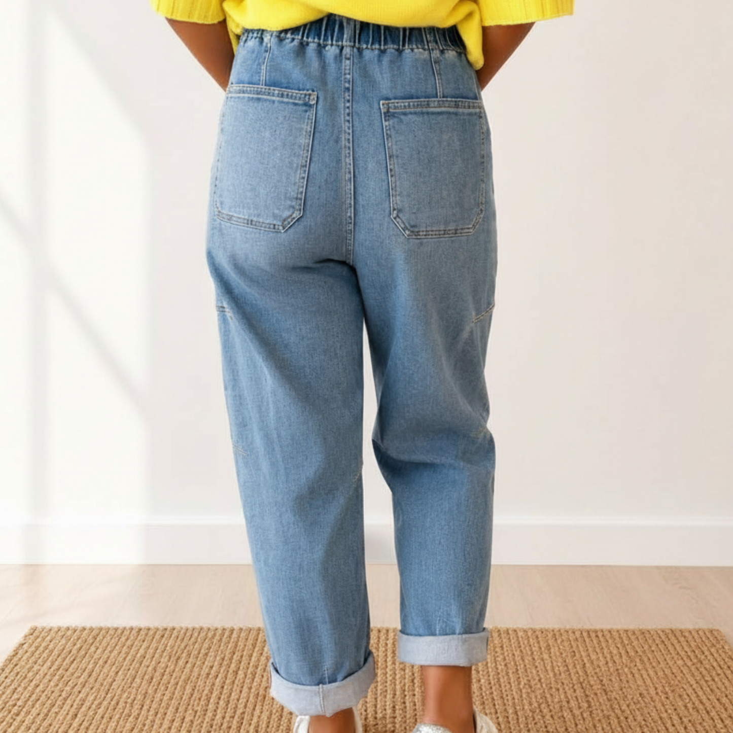 Risen Barrel Crop Jeans - SV Boutique & Co.