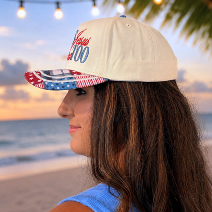 Loves Jesus and America Too Trucker Hat - SV Boutique & Co.