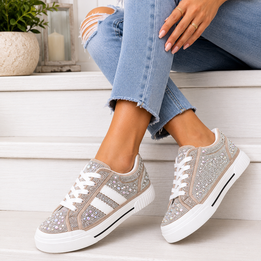 That’s Her Rhinestone Sneaker - SV Boutique & Co.