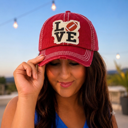 Love Football Cap - SV Boutique & Co.