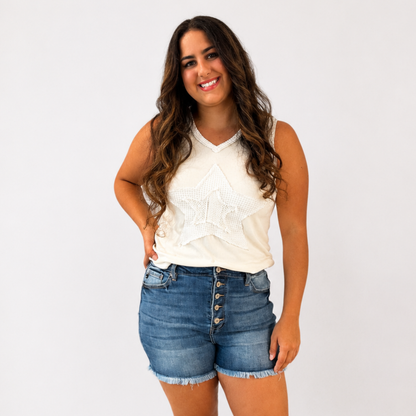 KanCan High Rise Button Up Shorts - SV Boutique & Co.