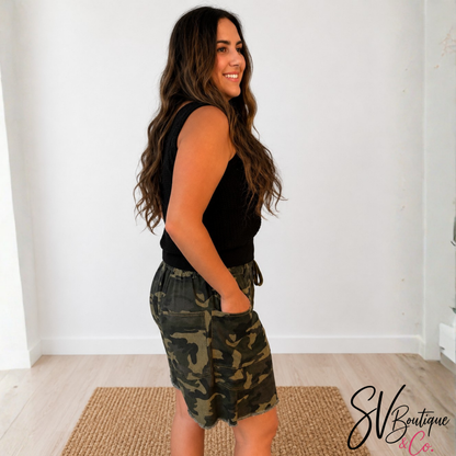 Take Cover Camo Shorts - SV Boutique & Co.