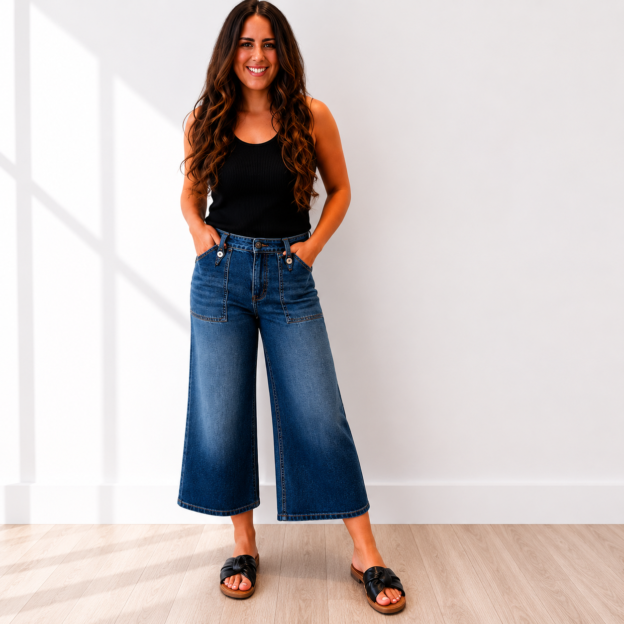 Judy Blue City Wide Crop Utility Jean - SV Boutique & Co.