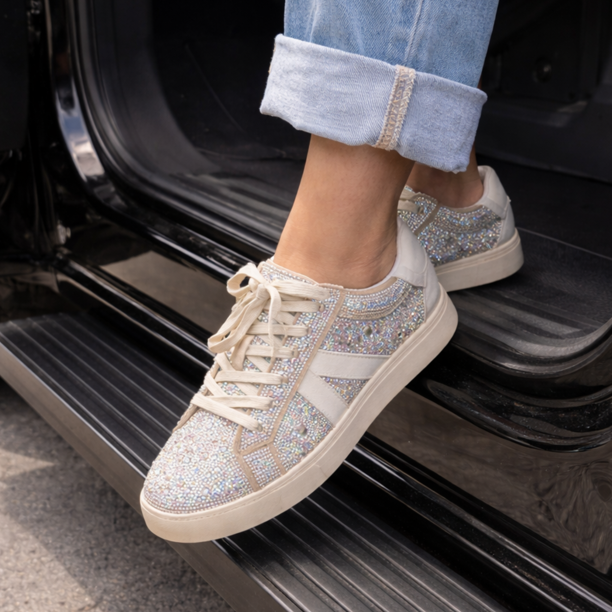 Corkys No Chaser Rhinestone Sneaker - SV Boutique & Co.