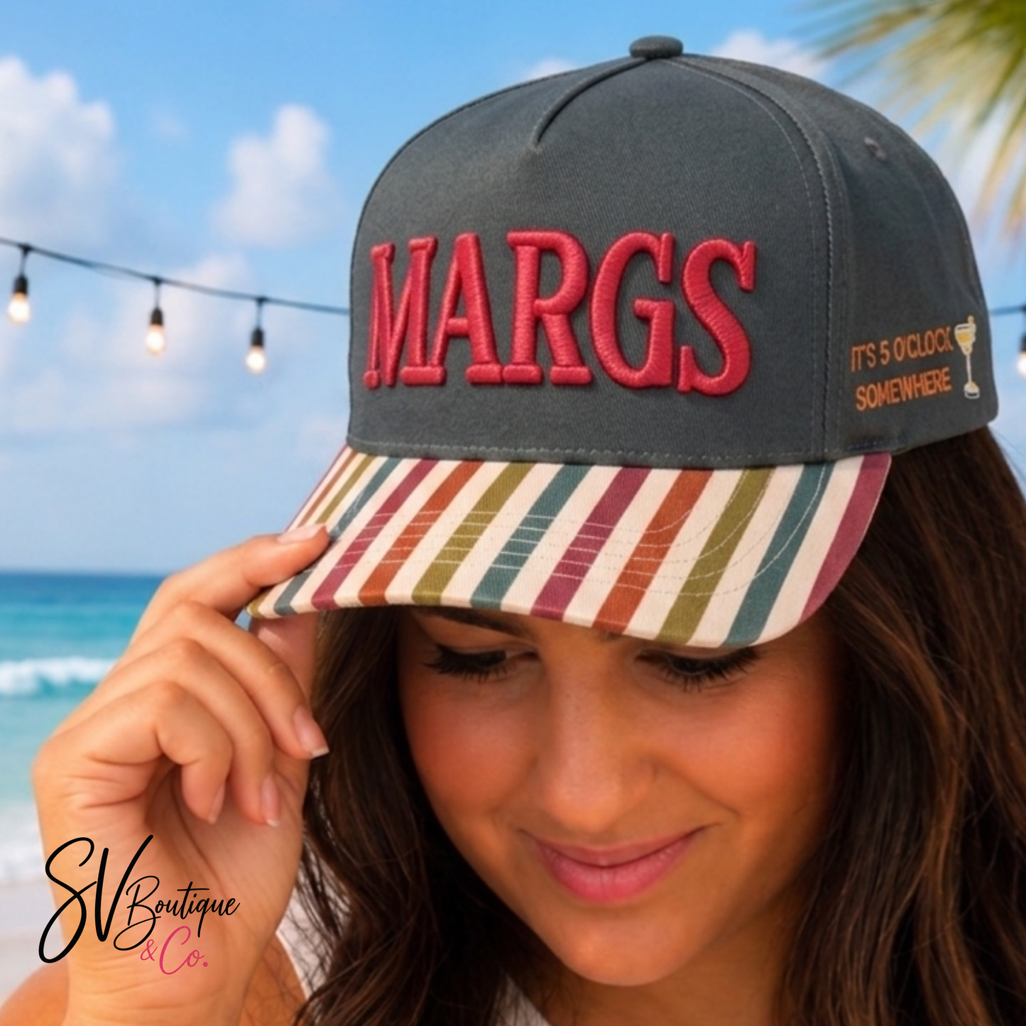 Margs Beach Trucker Hat