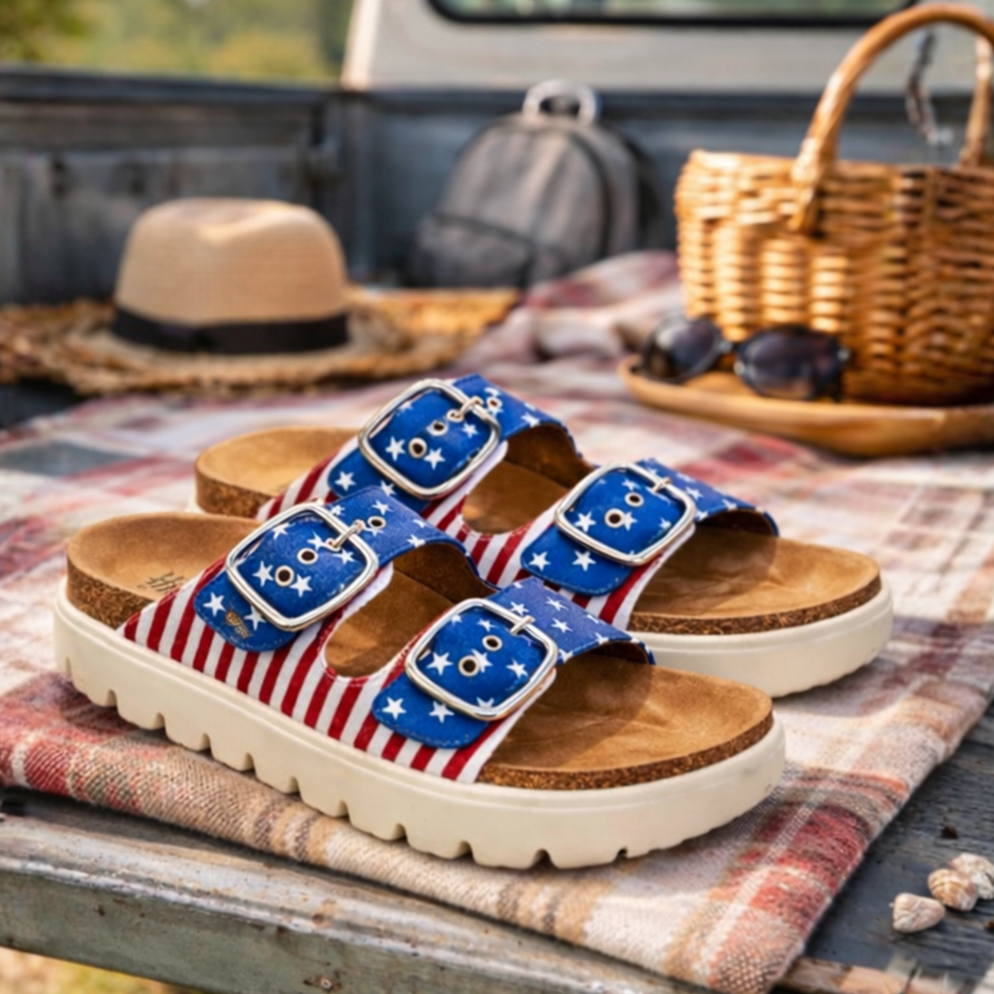 Rumor Has It Americana Sandal by Corkys - SV Boutique & Co.