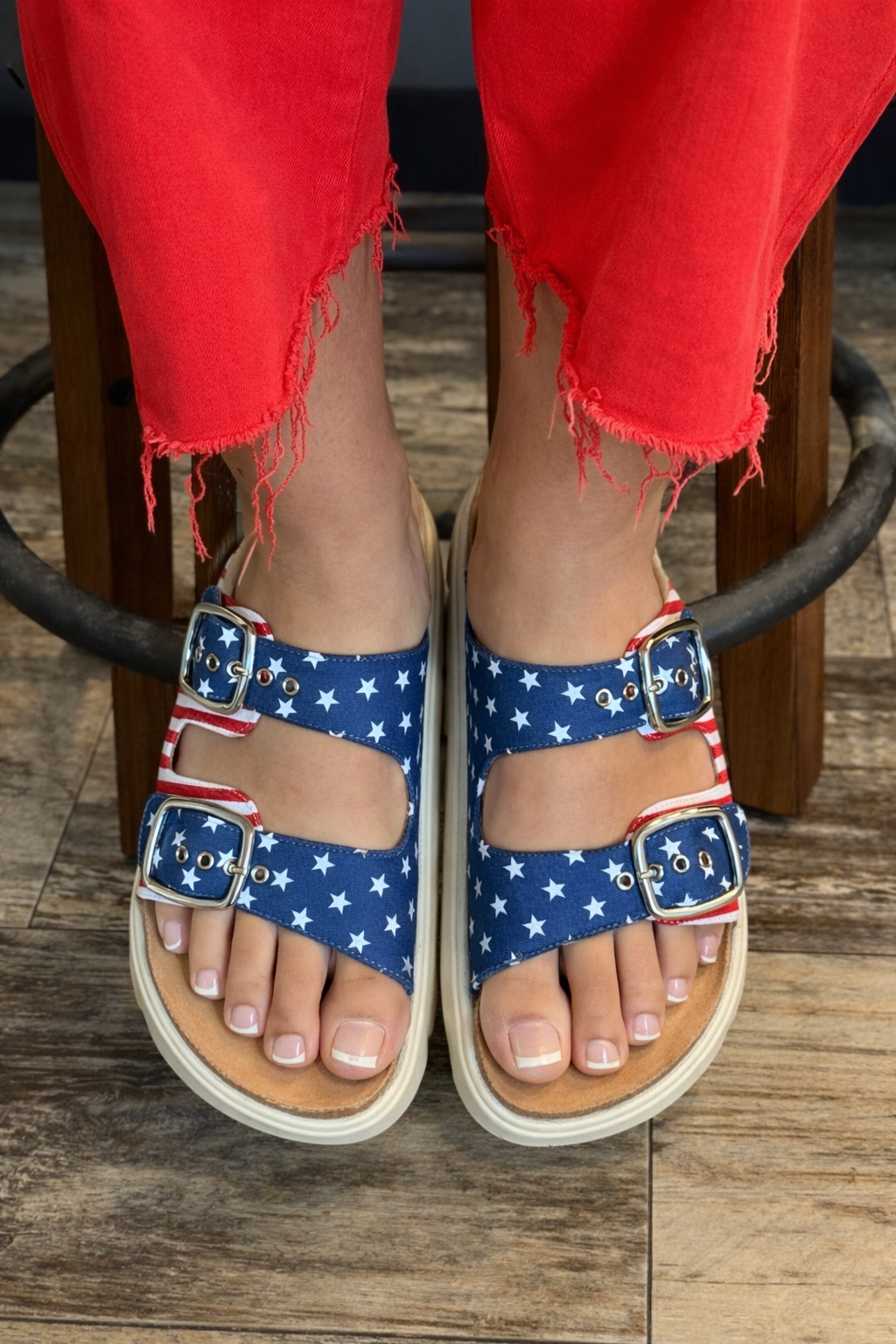 Rumor Has It Americana Sandal by Corkys - SV Boutique & Co.