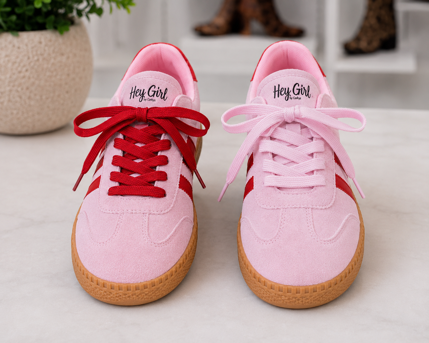Heads Up Pink Red Combo Corkys - SV Boutique & Co.
