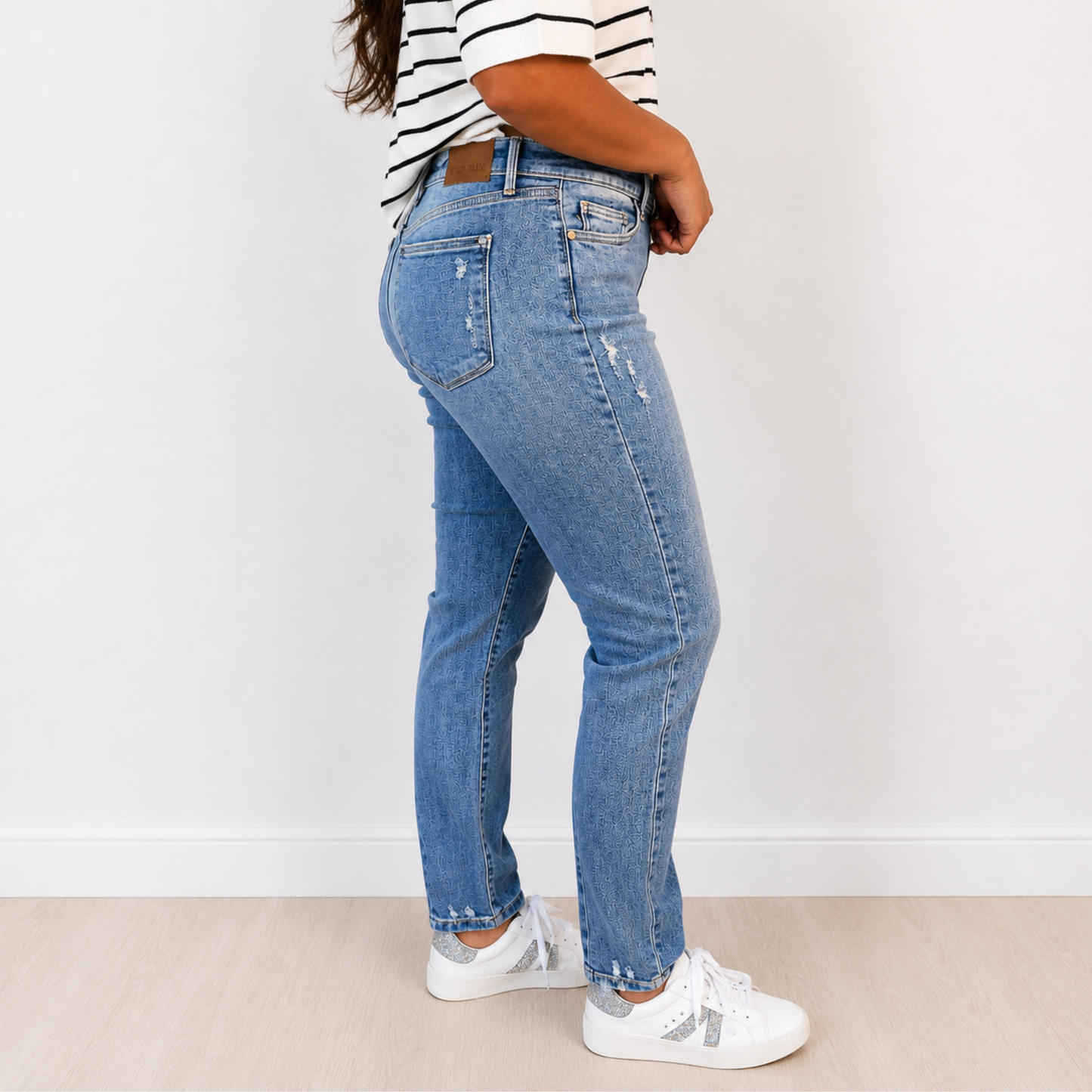 Judy Blue "Rebel" Hi-Waist Destroy & Back Hem Dart Denim Jeans - SV Boutique & Co.