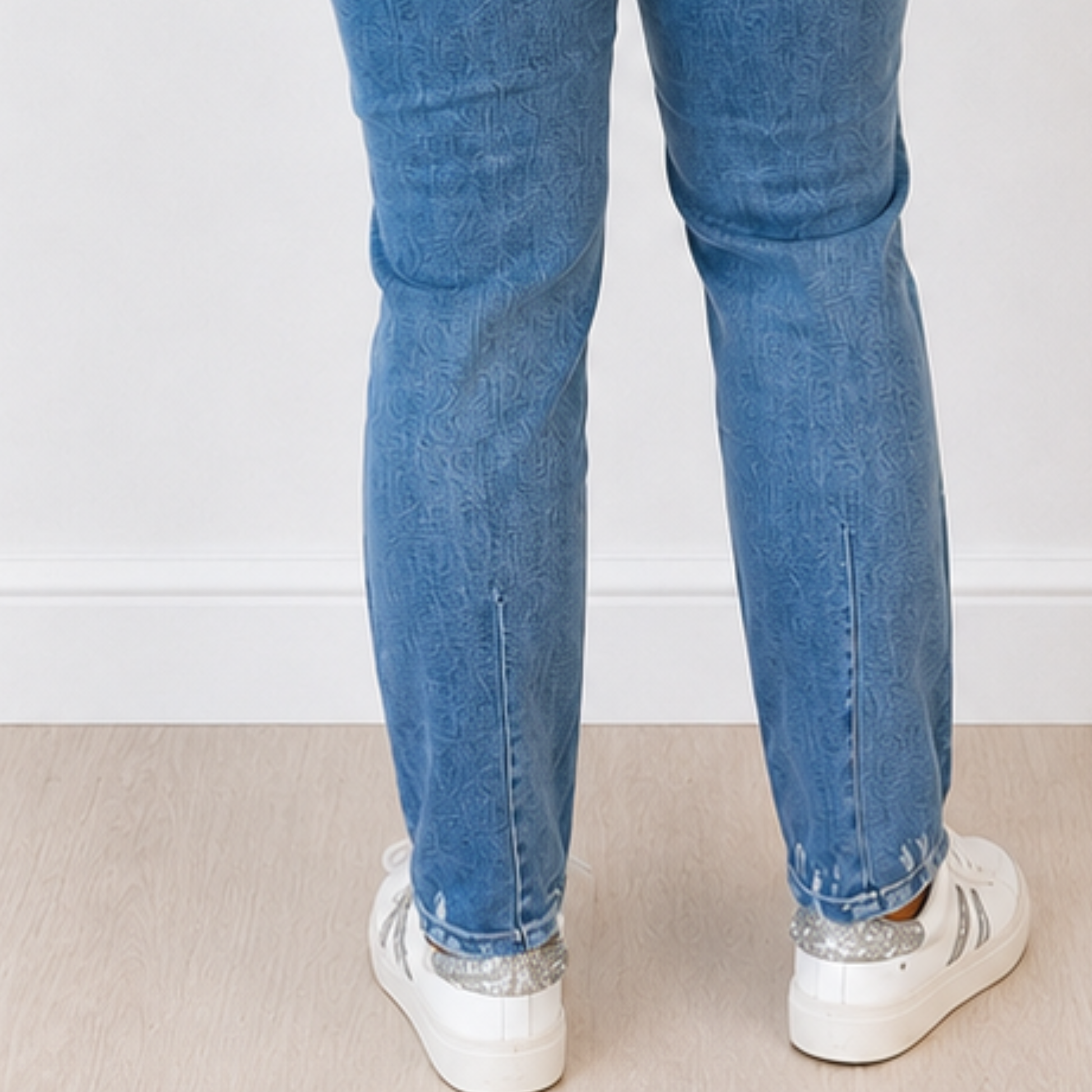 Judy Blue "Rebel" Hi-Waist Destroy & Back Hem Dart Denim Jeans - SV Boutique & Co.