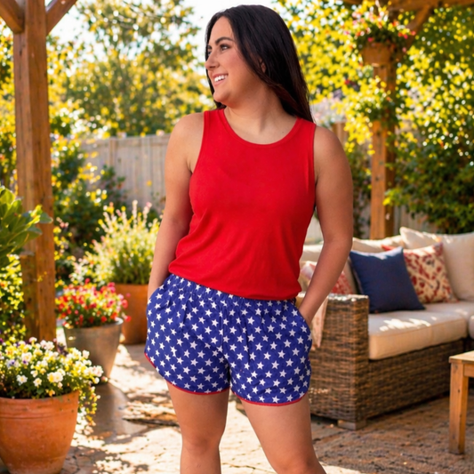 Star Spangled Shorts - SV Boutique & Co.