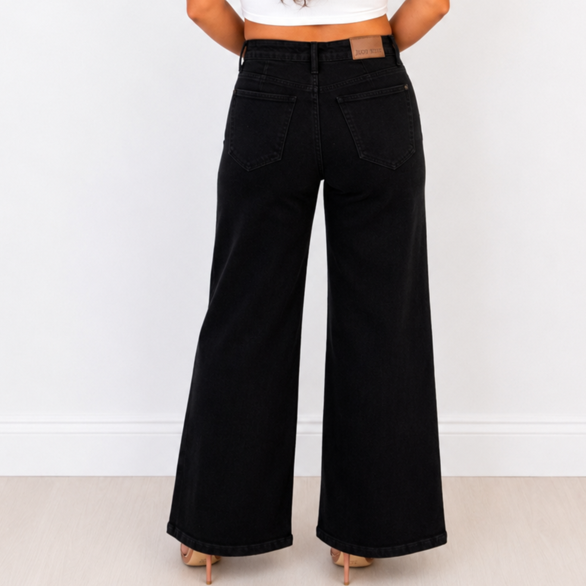 Judy Blue Black Retro Wide Leg Jeans - SV Boutique & Co.
