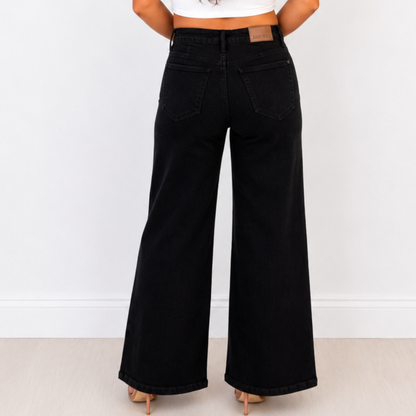 Judy Blue Black Retro Wide Leg Jeans - SV Boutique & Co.