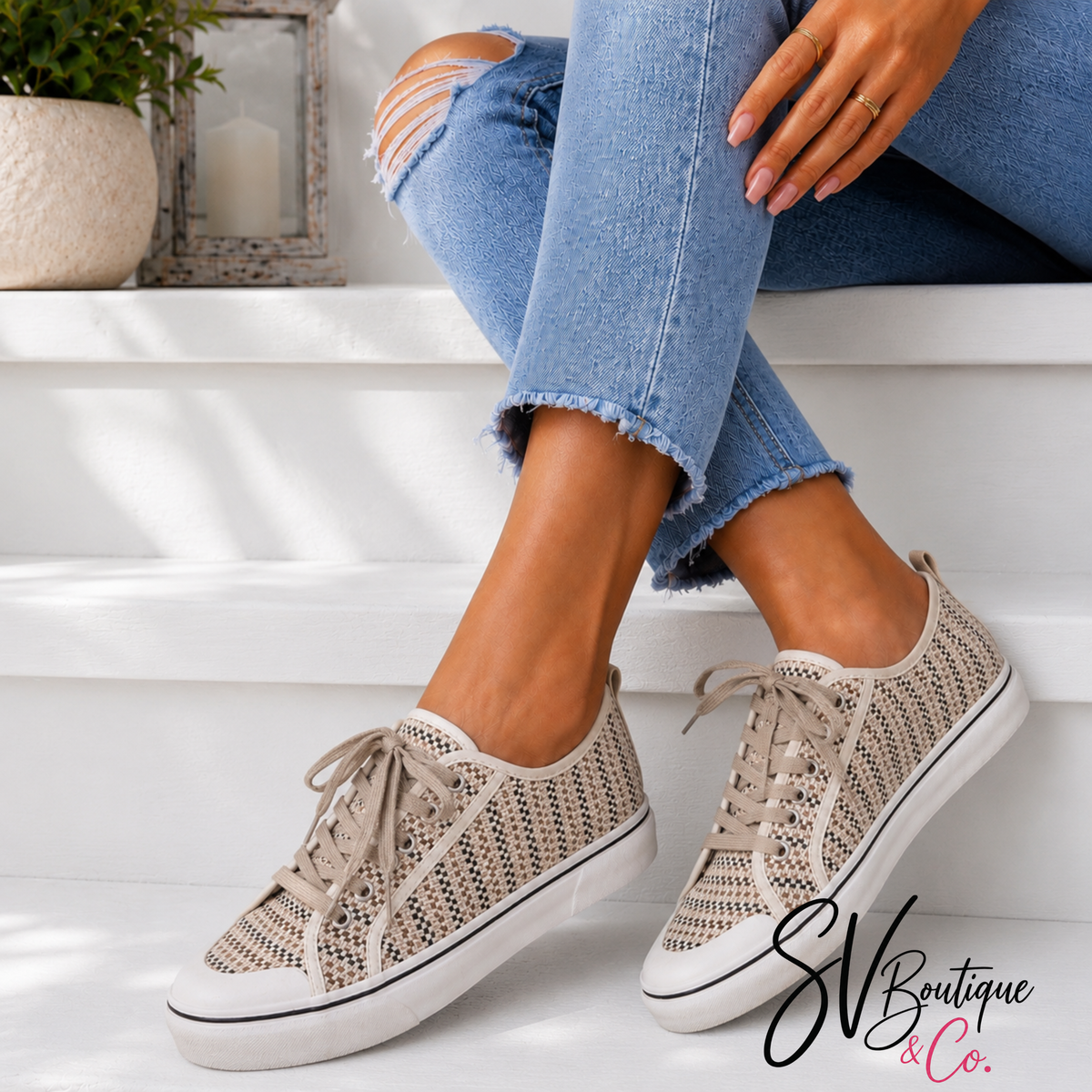 CORKYS WAITING LIST TAN COMBO SNEAKER - SV Boutique & Co.
