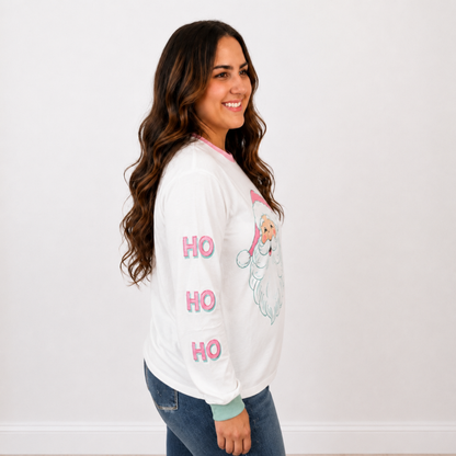 Santa Sparkle Ho Ho Ho Pullover by Grace & Emma - SV Boutique & Co.