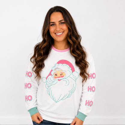 Santa Sparkle Ho Ho Ho Pullover by Grace & Emma - SV Boutique & Co.