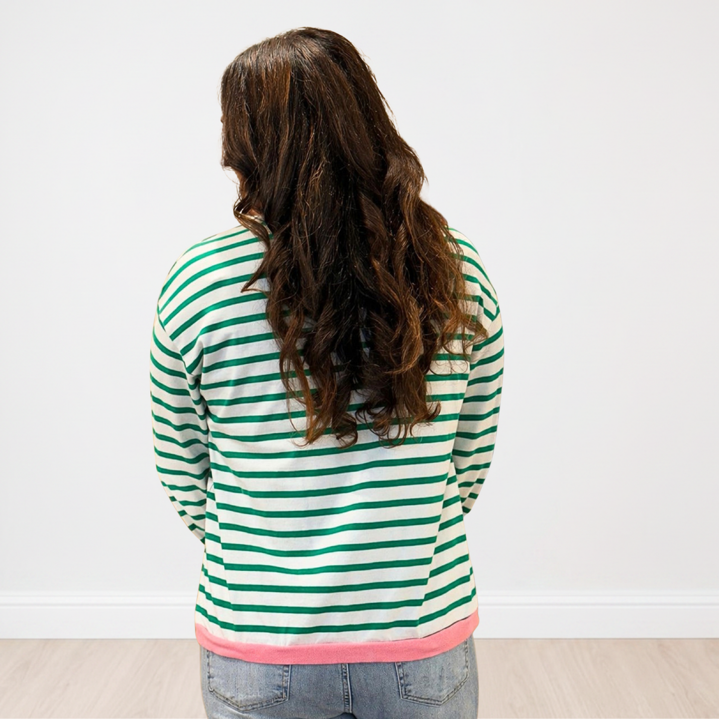 Stripe Green Long Sleeve Final Sale