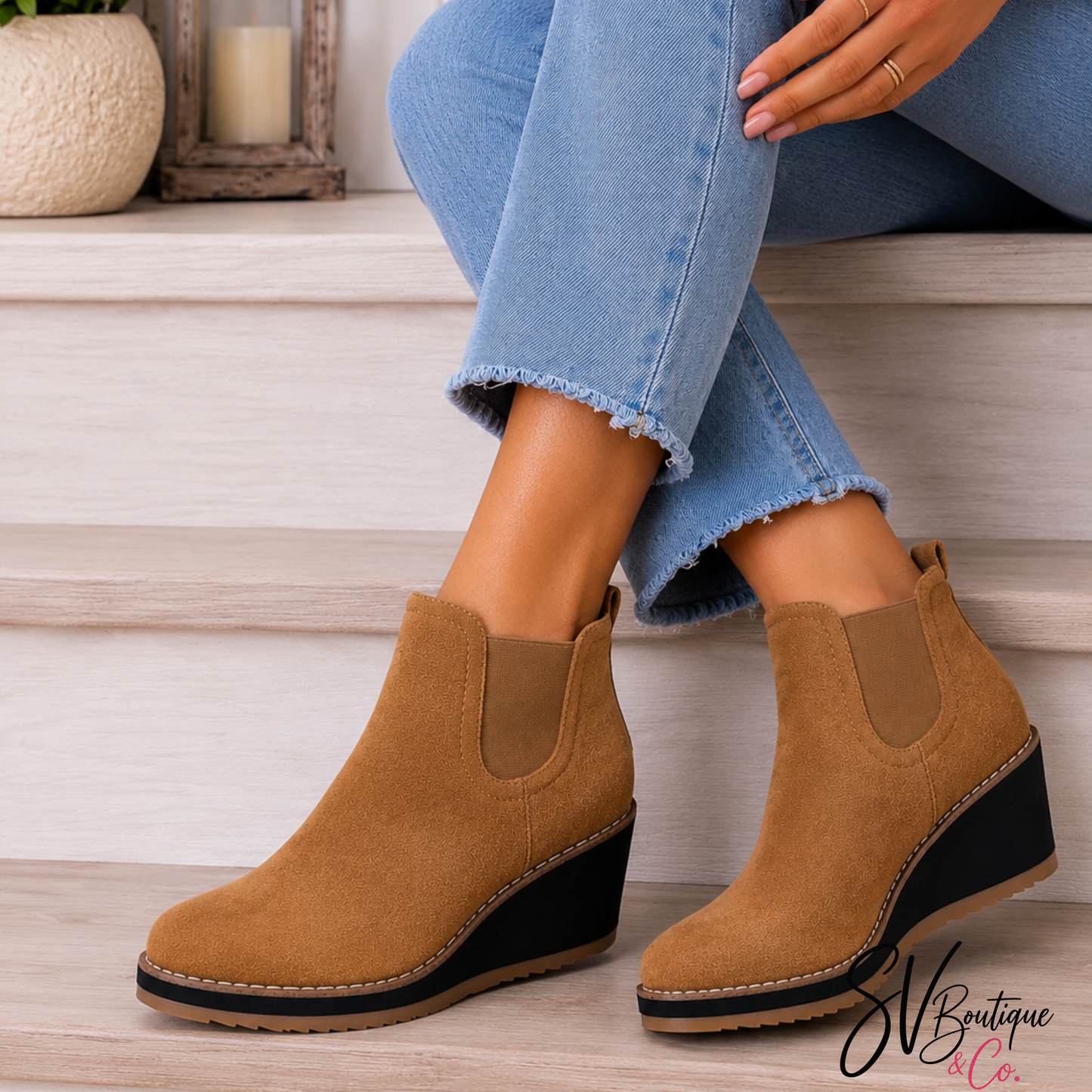 Corky's Love You A Latte Boot – Tobacco Suede - SV Boutique & Co.