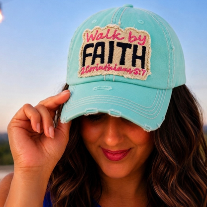 Walk By Faith Baseball Cap - SV Boutique & Co.