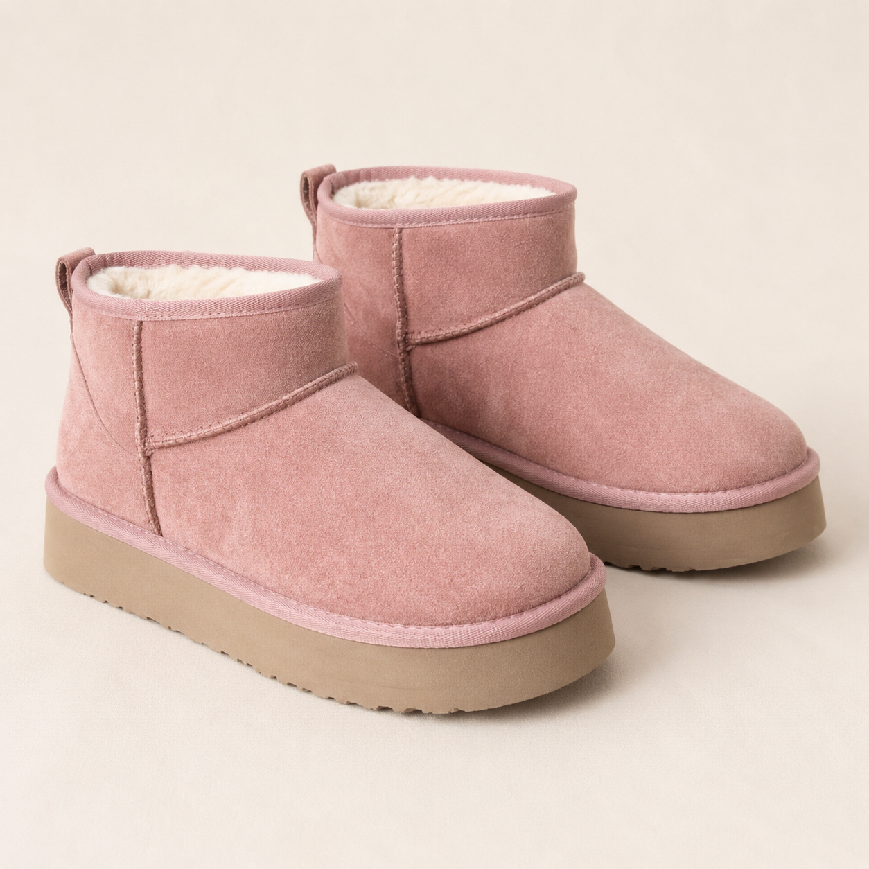 Corkys Room Service Pink Blush Faux Suede Hey Girl - SV Boutique & Co.