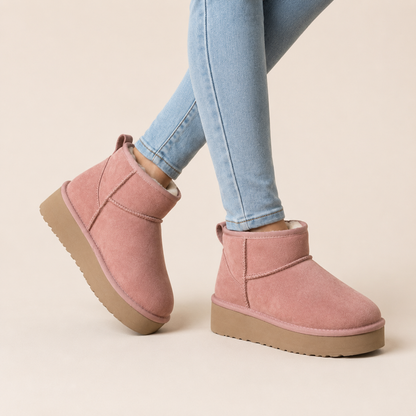 Corkys Room Service Pink Blush Faux Suede Hey Girl - SV Boutique & Co.