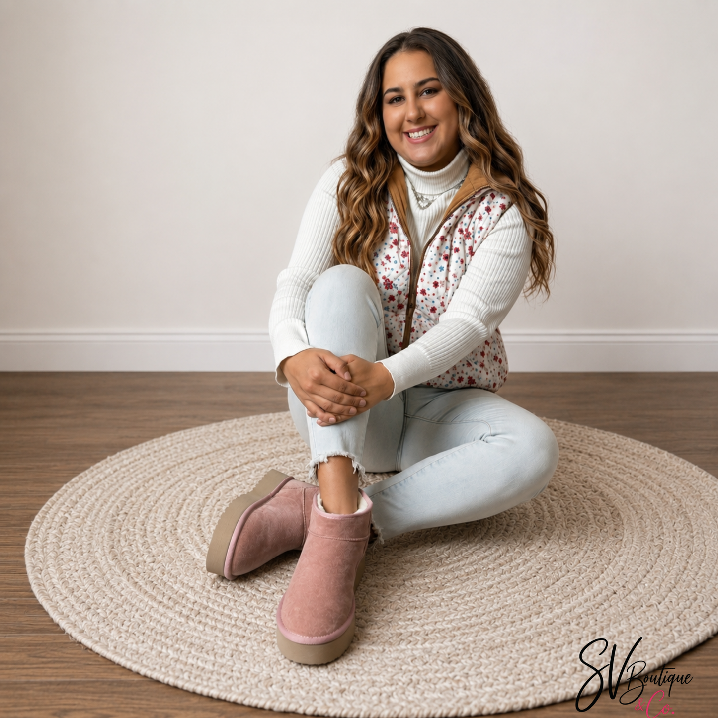 Corkys Room Service Pink Blush Faux Suede Hey Girl - SV Boutique & Co.