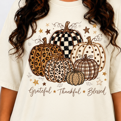 Grateful, Thankful, Blessed