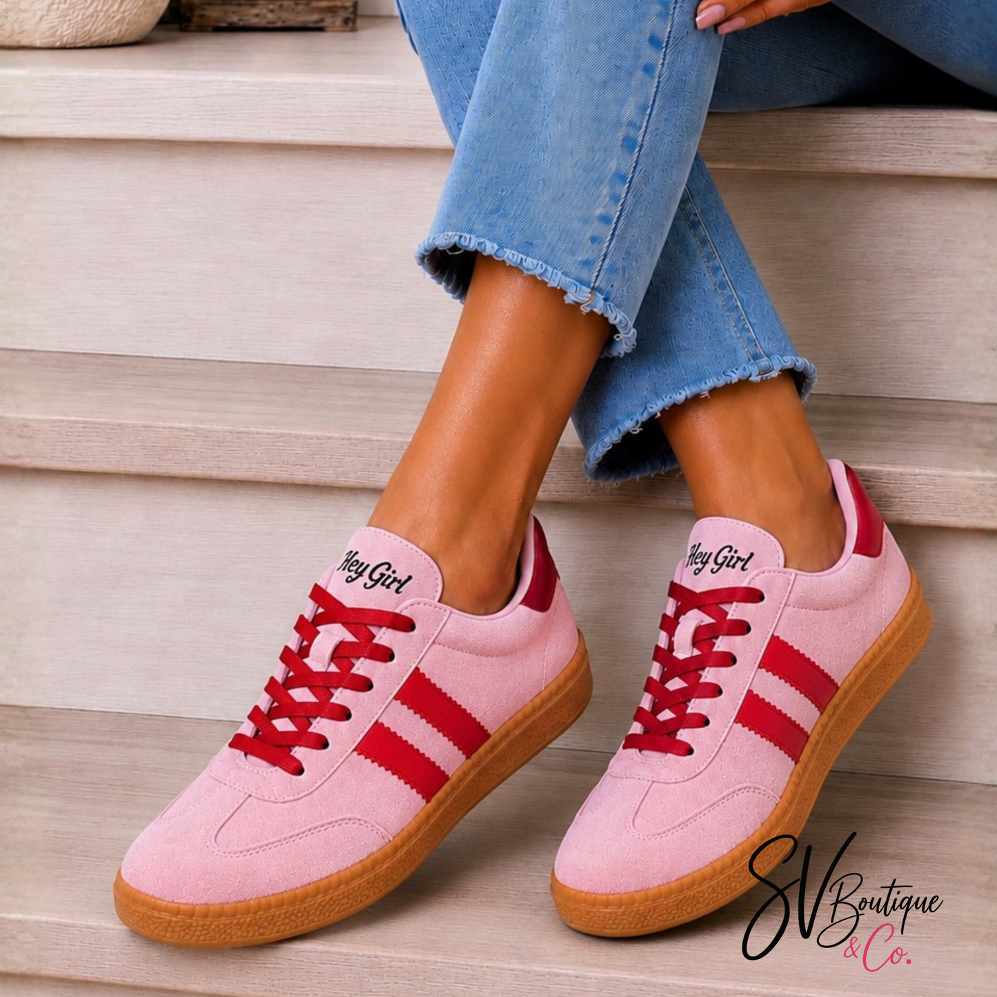 Heads Up Pink Red Combo Corkys
